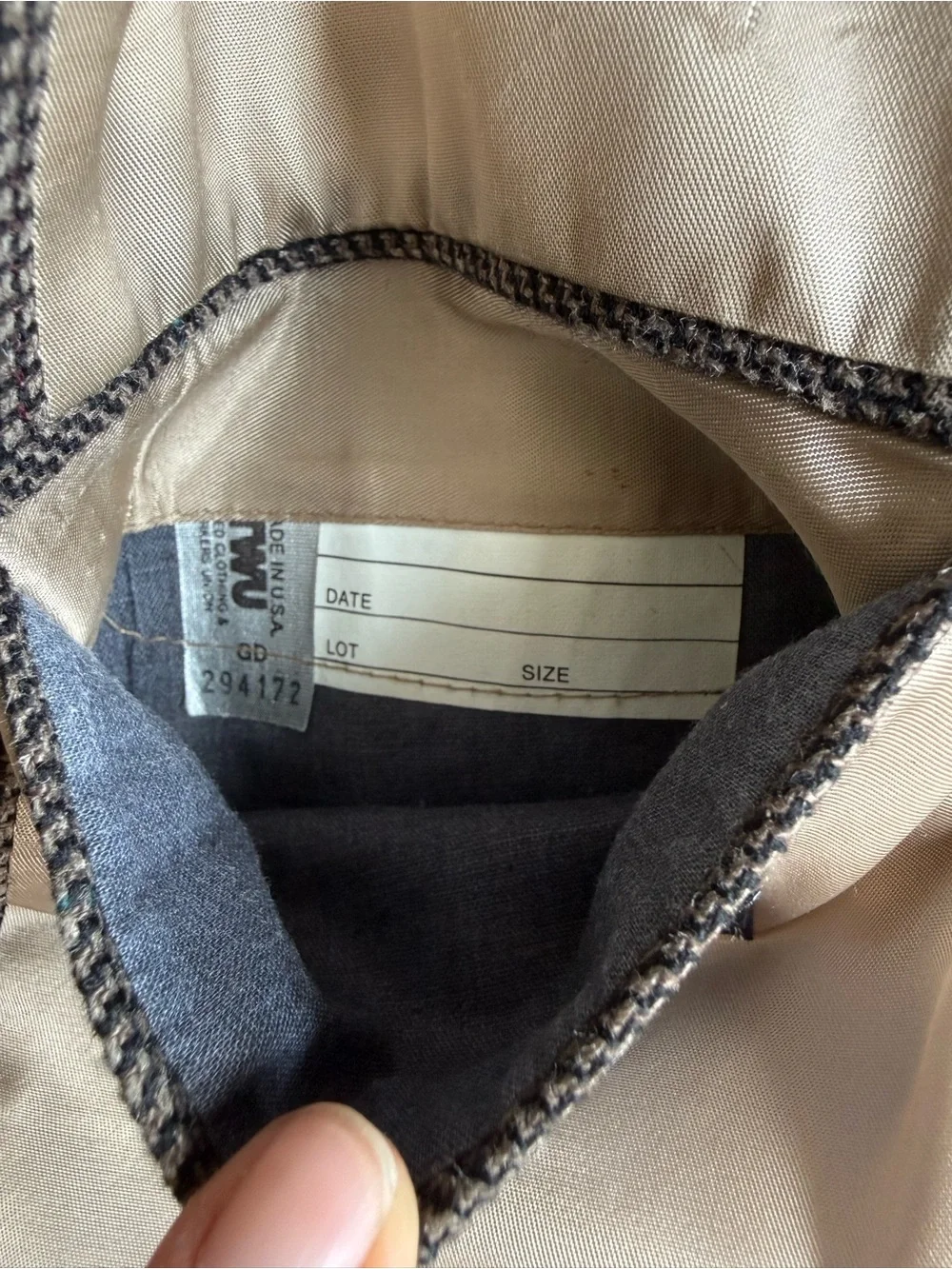 VTG Burberry’s Brown Herringbone Sport Coat